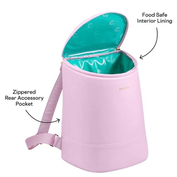 Corkcicle EOLA Cooler Backpack in Rose Quartz - Picture 3 of 7
